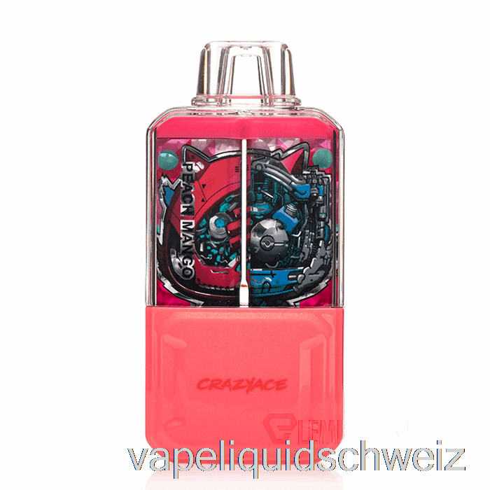 Crazyace B15000 Einweg-Peach-Mango-Vape Ohne Nikotin